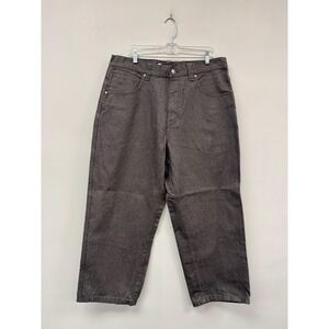 Vintage Ruff Ryders Jeans Mens 36x28‎ Gray Charcoal Relaxed Straight Denim Y2K